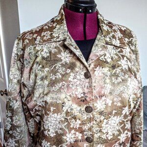 DB Sport Beige & Tan Cotton Jacket